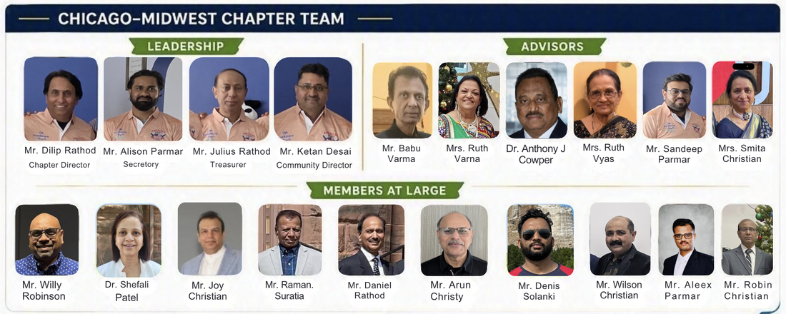 Chicago-Midwest Chapter leadership, advisors, and members at large